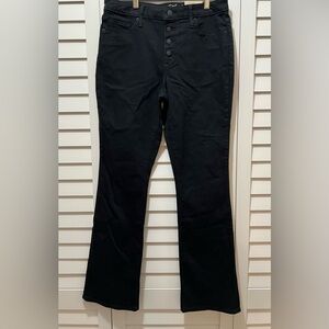 NWT Universal Thread Black High Rise Skinny Bootcut Sz10
